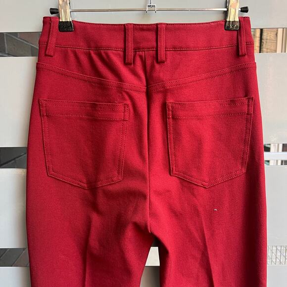 Reiss Maroon Red Flared Suit Trousers Size US 2 - Picture 5 of 7